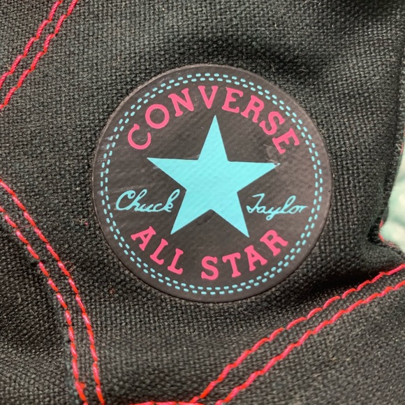 Converse All Star Canvas Chuck Taylor Aqua & Pink - Picture 12 of 15